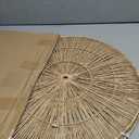 CHI AN HOME Wicker 23 Inch Jute Wall Decor Baskets, Set of 6 Extra Large Woven Jute Wall Plates, 23",21",15",13",12,10", Decorative Baskets for Wall Arts, Wall Hanging for Bedroom, Living Room, Office