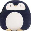 Penguin Plush Pillow, Soft Penguin Stuffed Animal Hugging Pillow Toy Gifts for Birthday, Valentine, Christmas, 16inch