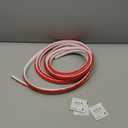 Flexible Quarter Round Molding Peel and Stick Rubber Quarter Round Trim Molding Self Adhesive Wall Corner Trim Molding for Wall Edge Corner Countertop, White, 1/2 W x 1/2 H x 240 L