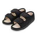 XGOPTS Diabetic Sandals for Women Men Extra Wide Width Summer Edema Swollen Slippers Adjustable Open Toe Surgical Shoes Anti-skid Breathable Orthopedic Footwear Memory Foam Soft Elderly Sandals 42-43