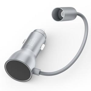 Starlink Mini 12V Car Charger Adapter 30V 2A Output 50M/164FT Extended Range Starlink Mini Cigarette Lighter Adapter to DC Extension Cable No Voltage Drop 12V to 30V Step Up Converter Power Supply