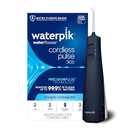 Waterpik Cordless Pulse Rechargeable Portable Water Flosser for Teeth, Gums, Braces Care and Travel with 2 Flossing Tips, Waterproof for Shower, ADA Accepted, WF-20 Blue