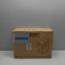 GYIIYUO 2 Drawer File Cabinet with 24'' Extended Desktop, Mobile Filing Cabinet, Rolling File Cabinet with Side Bag, Fabric Drawer, Fits A4/Letter Size, Printer Stand Home Office, Light Brown