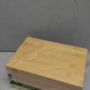 Henoyso 4 x 6 Inches Index Card Holder Set, Bamboo Recipe Box Organizer Index Cards Organizer, 50 Pcs Dividers 2 Sheets Alphabet Number Stickers File Note Holders for Office Business Home Kitchen (Wooden Color)