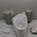 Table Lamps for Living Room Set of 2, Ceramic Table Lamps for Bedroom, 20" Modern Lamps for Night Stands, Green