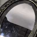 Liberty Imports Scary Motion Activated Skull Haunted Mirror with Creepy Sound and Light, Horror Prop for Indoor Halloween Party Decorations