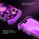 Casetego for iPhone 16 Plus Case,Glow in The Dark Three Layer Heavy Duty Sturdy Shockproof Full Protection Rugged Hard PC+Soft TPU Bumper Case for Apple iPhone 16 Plus 6.7 inch,Sky Purple