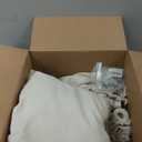 Y- STOP Hammock Chair Hanging Rope Swing, Max 500 Lbs, 2 Cushions Included, Large Macrame Hanging Chair with Pocket for Superior Comfort, with Hardware Kit (Beige)