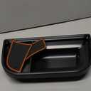 auovo Dashboard Organizer Tray Compatible with Ford Maverick Accessories 2024 2023 2022 Hybrid XL XLT Lariat Center Console Dash Tray ABS Insert Dashboard Storage Box (Black Trim)