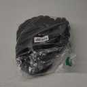 Montour Line Black Heavy-Duty Twisted Polypropylene Rope 6 Feet with Black Powder Coated Steel Snaps, Post Queue Line Barrier for Movie Theaters, Grand Openings, Hotels