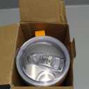 30 oz Tumbler with Handle and Lid, Stainless Steel Tumblers Double Wall Vacuum Insulated Travel Mug Leak Proof Cup Keep Drinks Cold and Hot Orange, 1 Pack