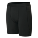 Youth Boys' Compression Shorts - Performance Spandex Athletic Underwear for Basketball with Side Pocket, L