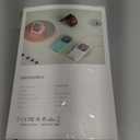 F-color Portable Mini Handheld Fan - Personal Fan with Phone Holder 3 Speed Adjustable Small Pocket Fan for Summer Travel Outdoor Beach Concert College Dorm Cruise Essentials 2025 (Upgrade White)