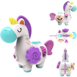 Montessori Toys for 1 Year Old, Busy Board Toddler Toys, Educational Activities Sensory Learning Toys for 12-18 Months Baby, 1 St Girl Birthday Gift