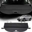 Powerty Cargo Cover for 2014-2019 Toyota Highlander Accessories, Trunk Cover Retractable Trunk Shielding Shade Cargo Luggage Cover No Gap