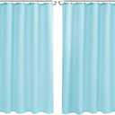 Nasitos Fabric Shower Curtain Liners 2 Pack - Washable & Water Resistant Cloth Lightweight Shower Liner for Bathroom, Soft Hotel Quality, Standard Size 36x37