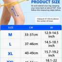 Knee Brace for Women & Men, Knee Brace for Meniscus Tear, Knee Pain Relief, Arthritis, Compression Knee Support Side Stabilizers, Injury Recovery, Running, Workout(Black, Medium)