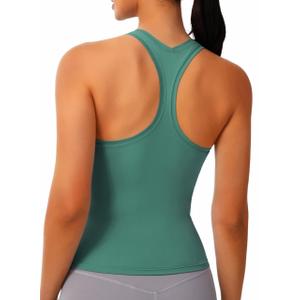 Workout Tank Tops for Women - Butter Soft Racerback Athletic Tops Sleeveless Gym Yoga Shirts Quick Dry Lightweight Breathable (M)