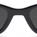 SOJOS Trendy Thin Y2k Cat Eye Polarized Sunglasses Womens Mens, 90s Small Oval Rectangle Sunnies SJ2664