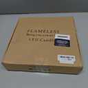 Pruk 10-Pack Flameless LED Candles w/Remote, Realistic Flickering Flame, Battery Operated Window Candles, Timer & Dimmer, Weighted Base, 10.8" Tall (Silver)