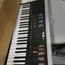 RockJam 61-Key Compact Keyboard Piano with LED Display, Keynote Stickers & Lessons
