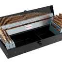 Cobalt Drill Bit Set, 115Pcs M35 High Speed Steel Bits for Hardened Metals, Stainless Steel, Cast Iron and Wooden Plastics, with Metal Index Storage Box