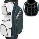 15 Way Golf Cart Bag with Organizer Top, Golf Club Cart Bag for Men