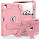 Cantis Case for iPad 11-inch (A16) 2025/ iPad 10th Generation 2022 (10.9 inch), Shockproof Cover 10th Generation with Pencil Holder & Kickstand, Rose Gold