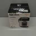 AROMA Digital Rice Cooker, 4-Cup (Uncooked) / 8-Cup (Cooked), Steamer, Grain Cooker, Multicooker, 2 Qt, Stainless Steel Exterior, ARC-914SBD