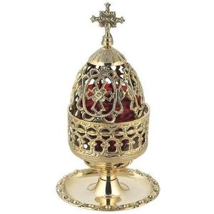 Greek Christian Orthodox Vigil Lamp (83 B)