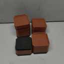 ANNKUT Bed Risers and Furniture Risers, Heavy Duty Adjustable Lifting Blocks for Couches, Desks, and Chairs, Elevates 1.5 or 3 Inches, Holds up to 4000 lbs (Brown)