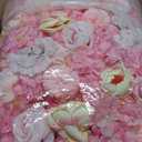 YLBFJXK Flower Wall Panel Floral Backdrop Silk Artificial Rose Wall Faux Flower Panel for Wedding, Party, Birthday, Room, Home Deco, 6 Pack Red