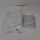 Storage Bins with Lids, 6 Pack Clear Plastic Storage Containers with Magnetic Acrylic Door, 19 Qt Stackable Storage Box for Home,Office Organizing