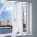 Portable AC Window Seal, Casement Window Vent Kit Seal Kit for Portable Air Conditioner Dryer, 100% Sealing Waterproof Easy to Install for Crank Out/Awning/Skylights Window
