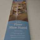 Whitmor 4 Tier 20 Pair Floor Shoe Rack - White