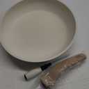 CAROTE Non Stick Frying Pan Skillet, Omelet Pan, Healthy Non Toxic Granite Chef Pan, Induction Compatible Egg Frying Pan with Heat-Resistant Handle, PFOA-Free,Cream White, 10"