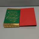 Hallmark Boxed Christmas Cards, Green and Gold (40 Cards with Envelopes)