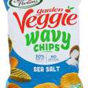 Sensible Portions Garden Veggie Wavy Chips, Sea Salt, 7 Oz, BBD 08/29/2026