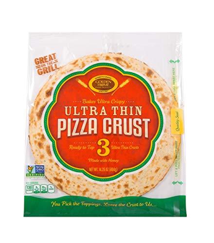 Pack Of 2 Golden Home Bakery Products Ultra Thin Pizza Crust, 12" (3 Pack)
