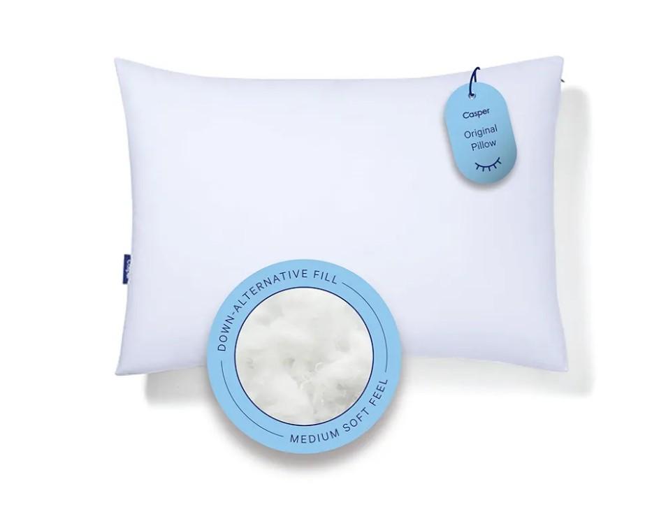 Casper Sleep Original Pillow for Sleeping, Standard, White