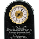 Thank You Gifts Clock for Women, Men, Appreciation Gift for Friends, Coworkers, Teacher - Inspirational Quotes Gifts for Mom, Sister - K9 Crystal Thank You Clock Desk & Home Decor