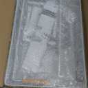 Kitstorack Under Sink Organizer, 2 Tier Under the Sink Storage, Slide out Pull out Cabinet Organizer Shelf, Metal Sliding Drawer for Kitchen Bathroom Pantry Closet Organization Rack, White, 1 Pack