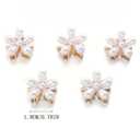 12pcs Small Mini Pearl Claw Clips with Flower Design, Sweet Nonslip Bangs Clips Decorative Hair Accessories for Women Girls