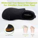 Mens Orthopedic Diabetic Wide Sneakers Shoes: Slip-On with Arch Support for Neuropathy, Plantar Fasciitis, Flat Feet, Pain Relief, Kuru Orthotic Shoes with Cushion for Extra Toe Box, Walking Size 10