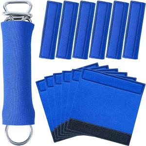 Generic 12Pcs Pool Cover Spring Sleeves Wraps Replacement Protectors Pool Cover Spring Covers Springs Not Included Easy Installation, Blue