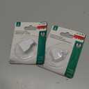 Power Gear Telephone Duplex Adapter, Home or Office, Compatible with Answering Machines, All Brands, RJ14, RJ11, White, 76191, 2 Pack