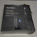 Aquasonic Black Series PRO UV  Ultra-Whitening Electric Toothbrush  5 Modes & Smart Timers  UV Sanitizing Base, Premium Travel Case & 6 Proflex Brush Heads  ADA Accepted (1 Count (Pack of 1))