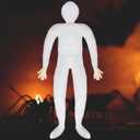 Kathfly 6 Foot Halloween Full Size Posing Dummy Tall Posable Halloween Decor Poseable Mannequin with Hands Holiday Decor(White Color)