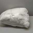 Ultra Soft Twin Mattress Topper  Breathable Quilted Plush Design for Comfort, Twin Bed Mattress Topper with Deep Pocket Fit 8-21 Inch, Bed Topper for Back Pain Relief (39x75, White)