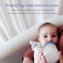 Lansinoh NaturalWave Baby Bottle Nipples, Slow Flow, Size S,1+ Month, 4 Count 100% Soft, Durable Silicone, Made Without BPA BPS, Anti-Colic, Supports Babys Developing Mouth and Teeth